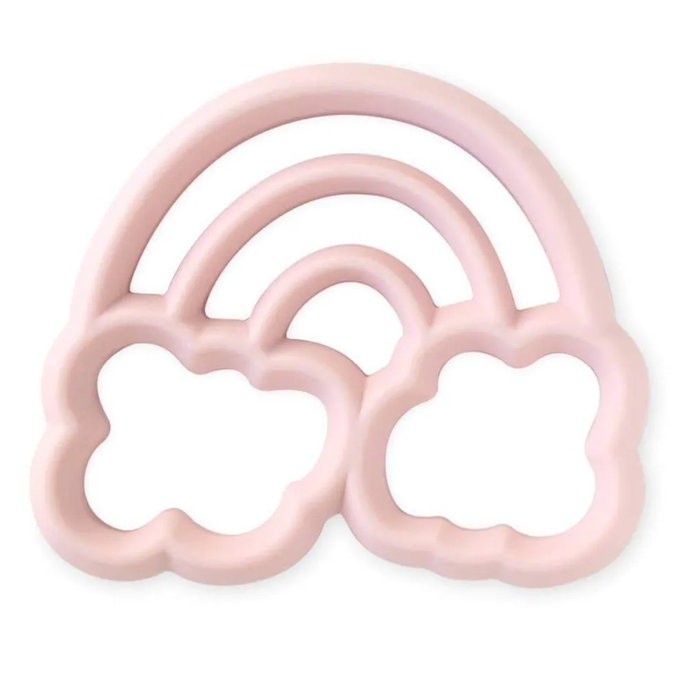 Silicone Teether - Pink Rainbow