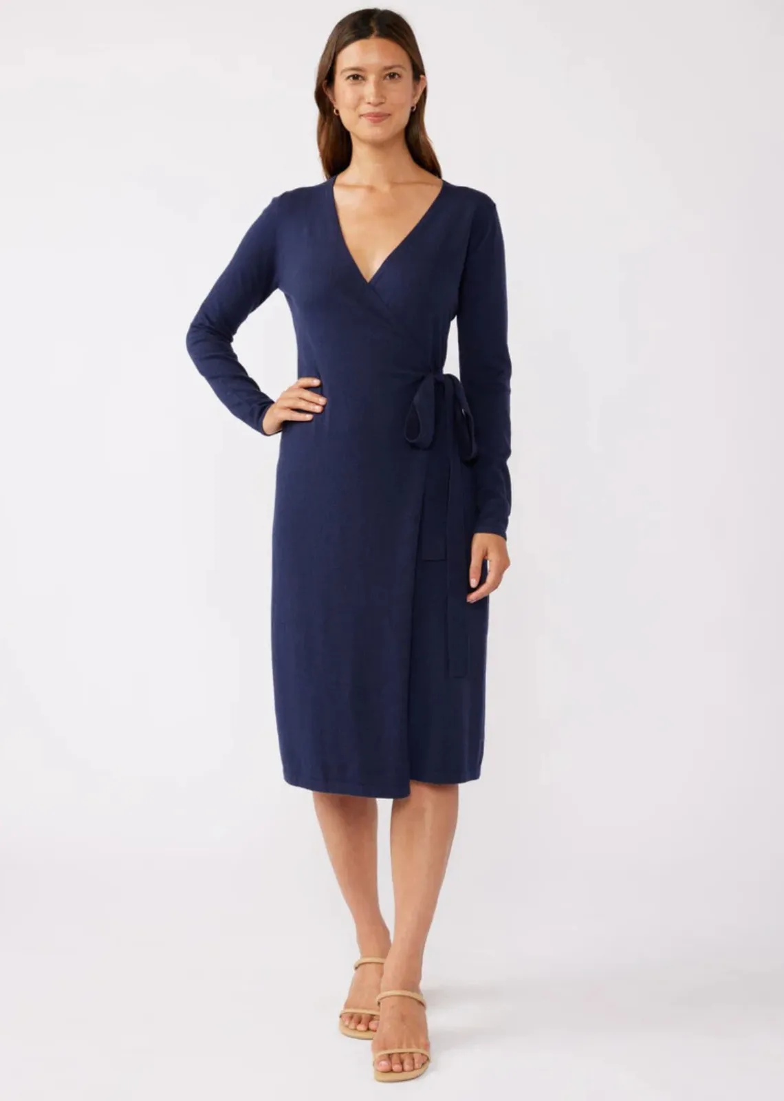 Socialite Sweater Wrap Dress