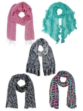 Summer Styled 5-Pack Set Scarf Collection