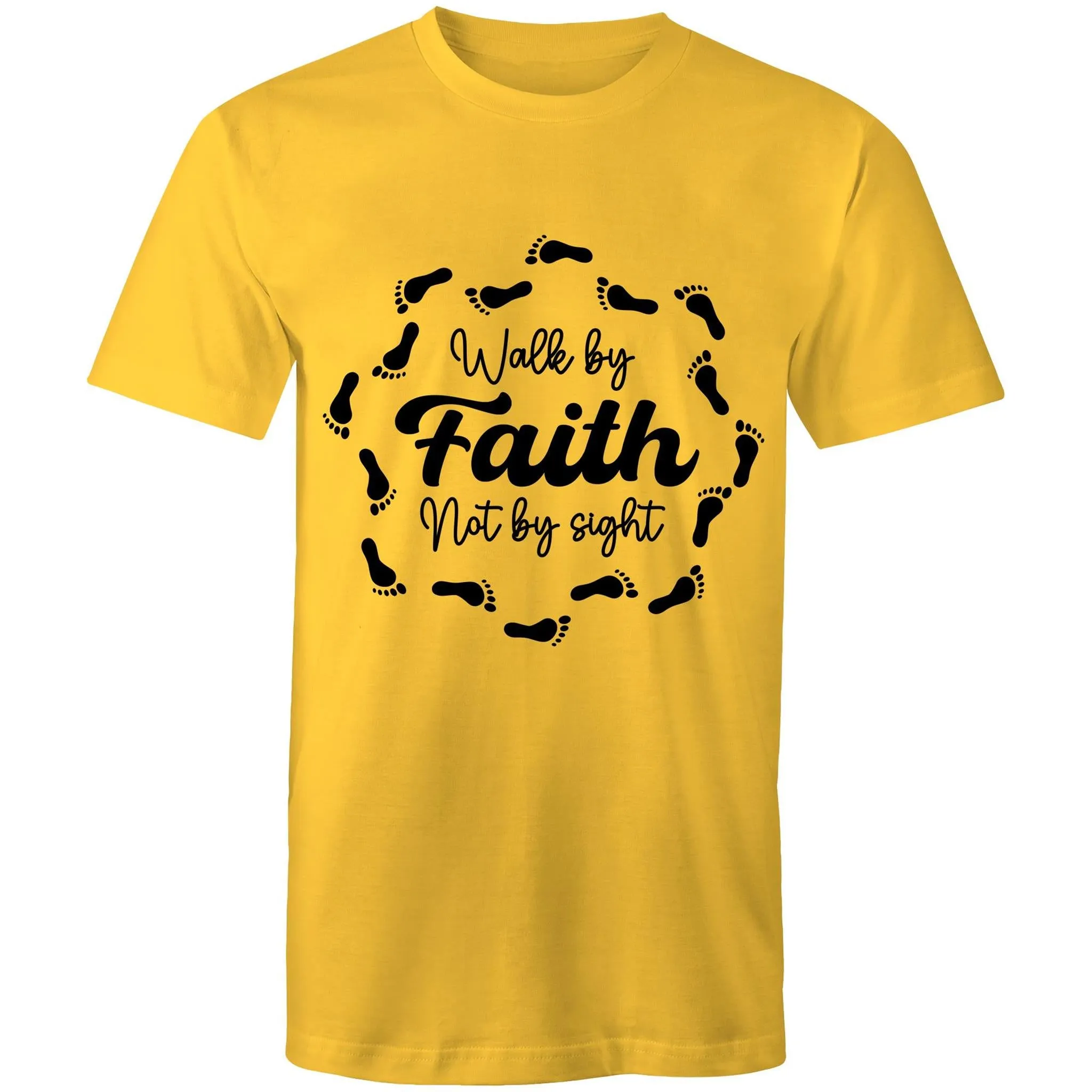 Walk by Faith Mens T-Shirt