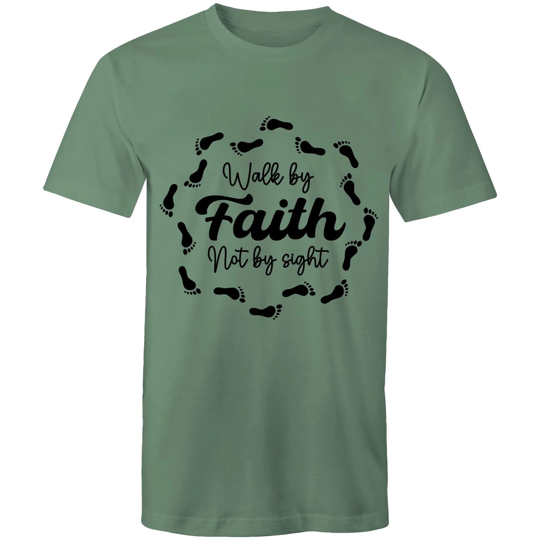 Walk by Faith Mens T-Shirt