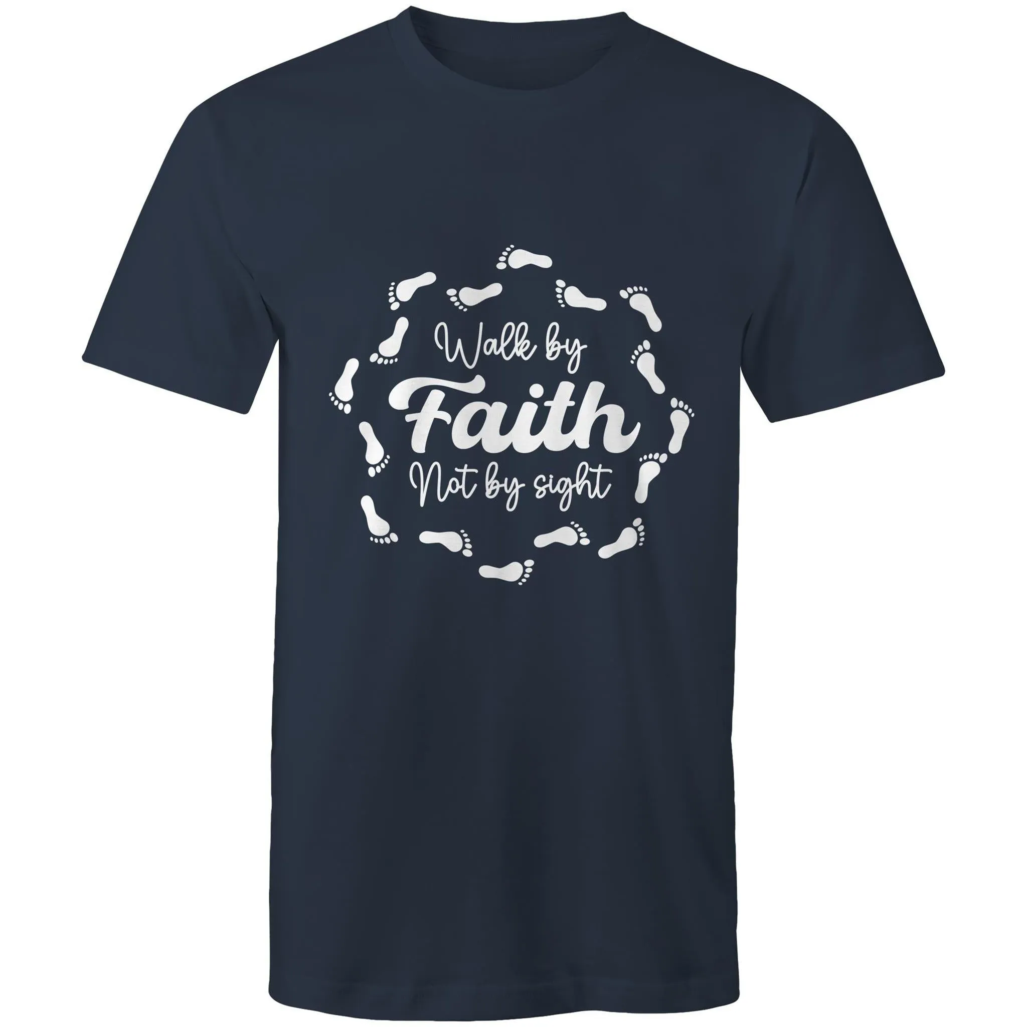 Walk by Faith Mens T-Shirt