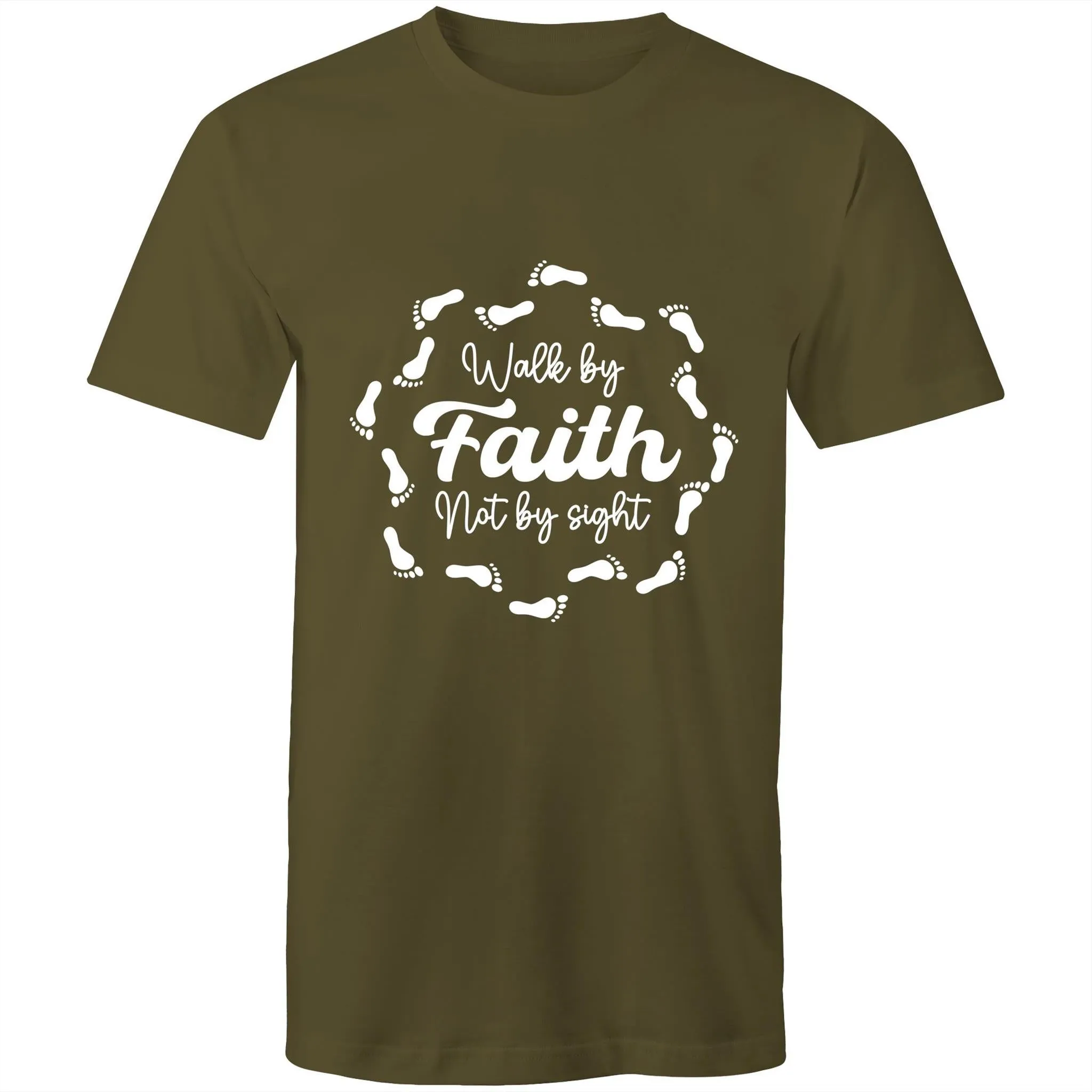 Walk by Faith Mens T-Shirt