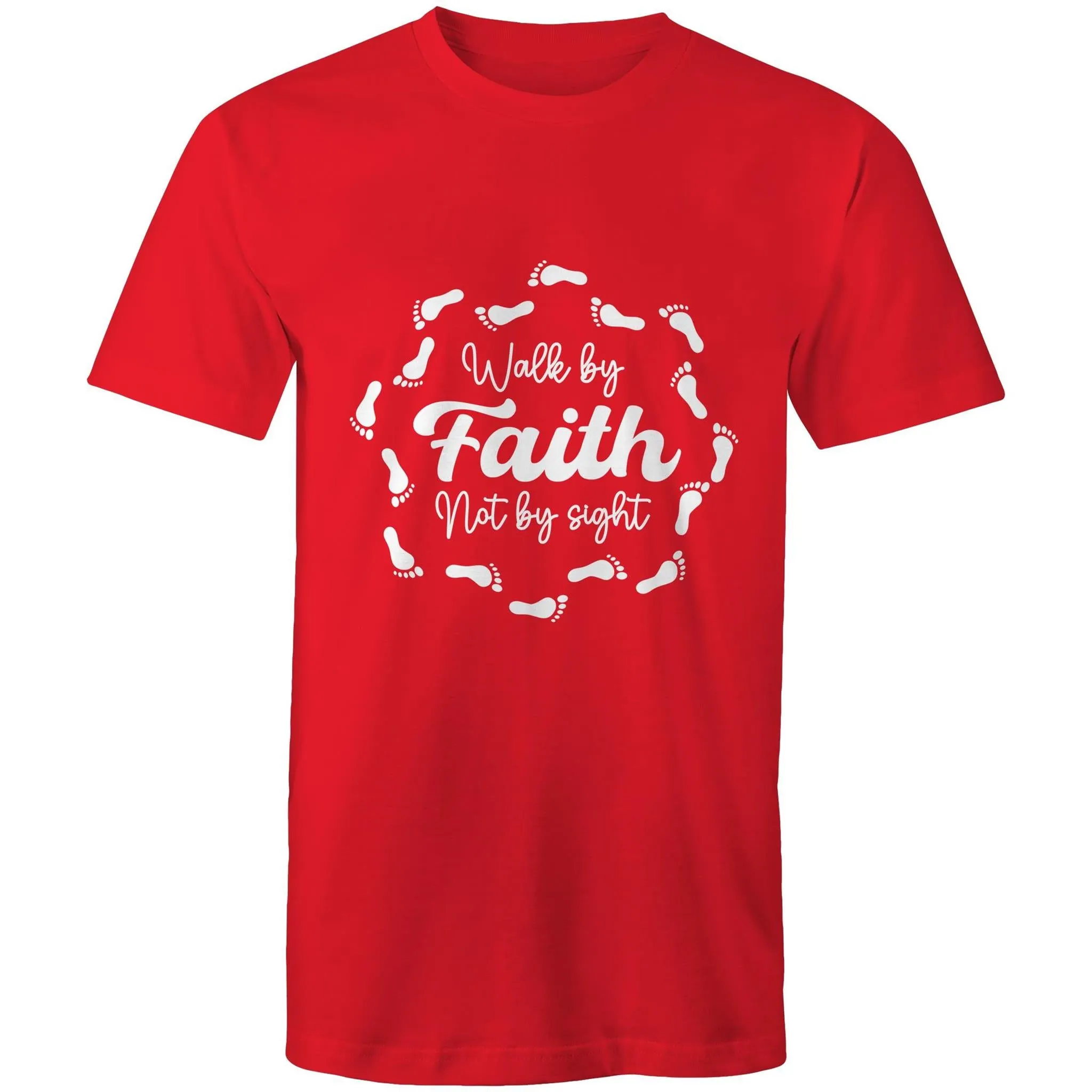 Walk by Faith Mens T-Shirt