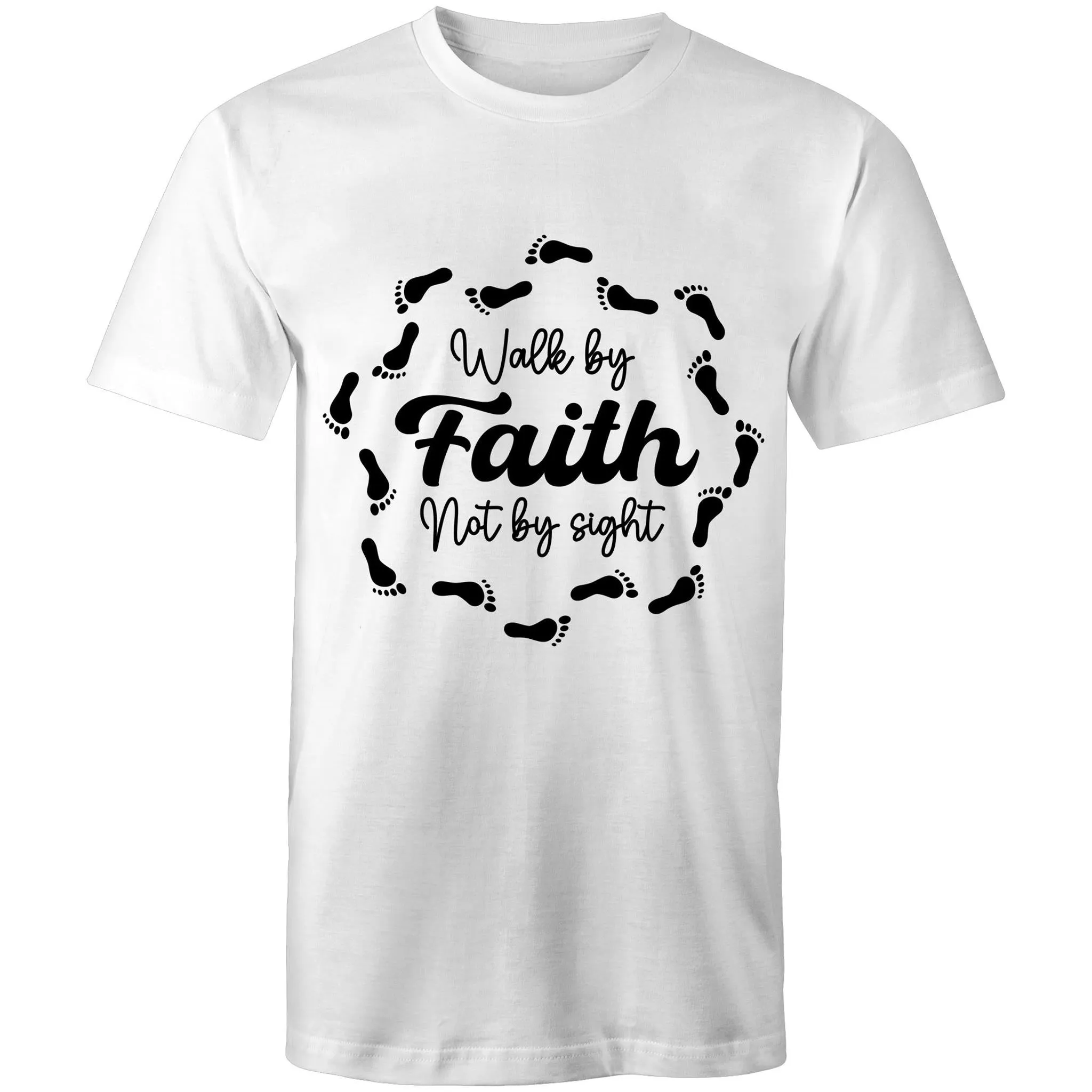 Walk by Faith Mens T-Shirt