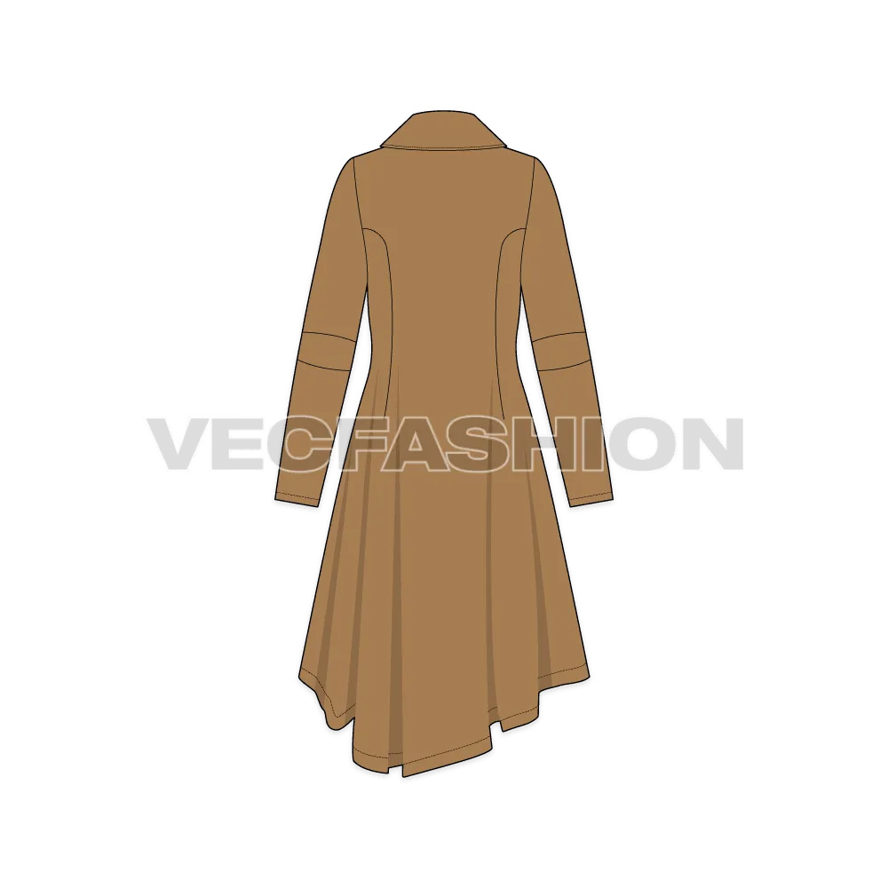 Womens' Over-sized Wool Coat