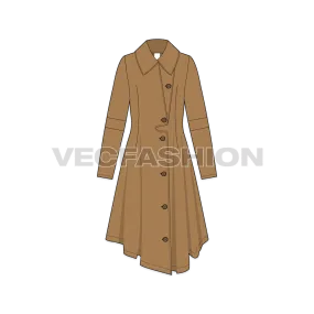 Womens' Over-sized Wool Coat